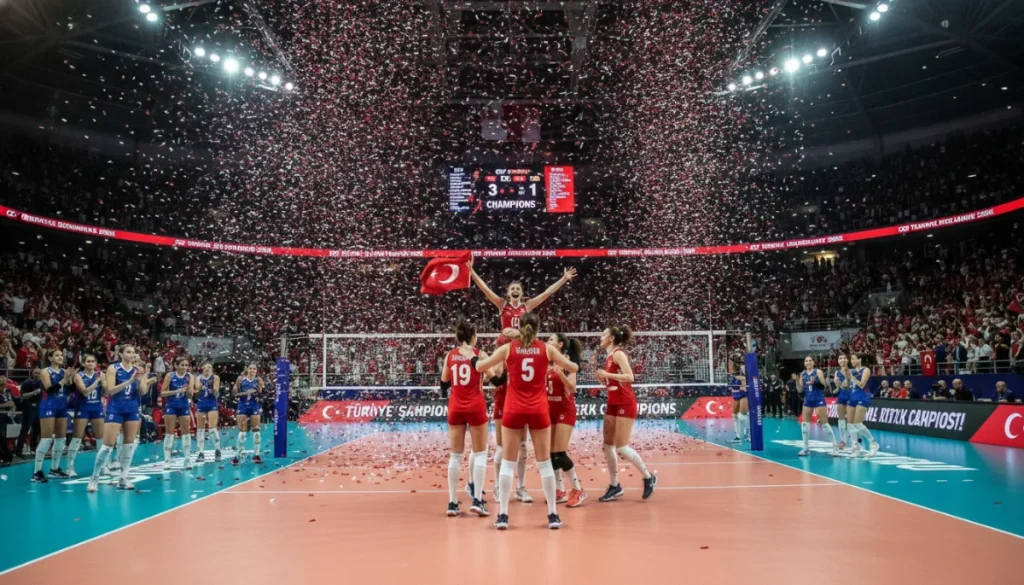 Voleybolun Sultanları Almanya’yı Geçerek Zirveye Ambargo Koydu